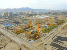 蘭州恒大山水城項(xiàng)目D、E地塊土石方工程施工